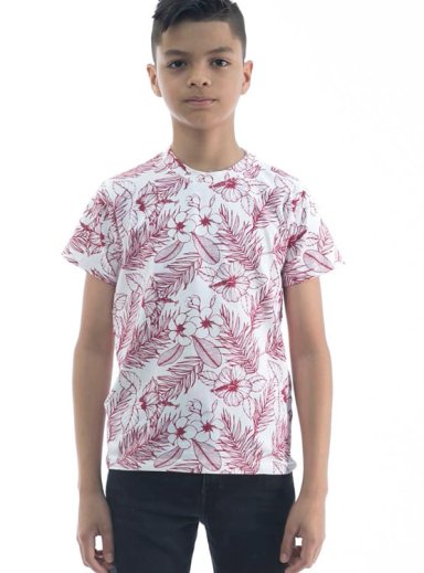 POLO MANGA CORTA ALGODÓN NIÑO WOALLANCE 76-LG76420 I24-25