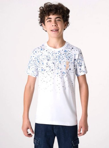 POLO MANGA CORTA ALGODÓN NIÑO PIONIER BLANCO REDEW-S REGULAR FIT