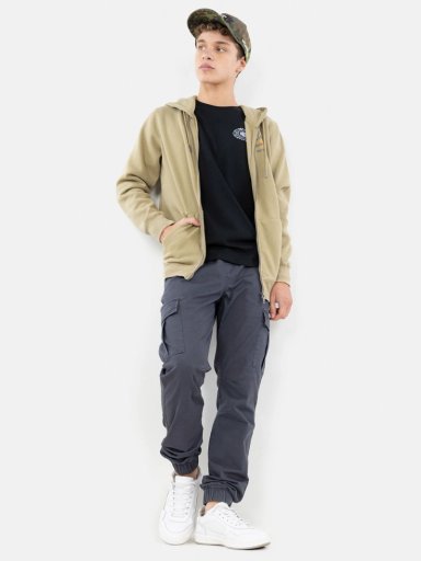 CASACA MANGA LARGA ALGODÓN NIÑO MAUI AND SONS CAMEL 5O812 FULL ZIPPER