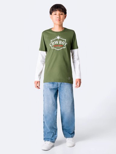 POLO MANGA LARGA ALGODÓN NIÑO PIONIER KERRYI FIT