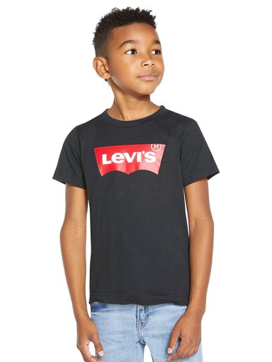 POLO MANGA CORTA ALGODÓN NIÑO LEVI'S NEGRO 818157-023 BATWING