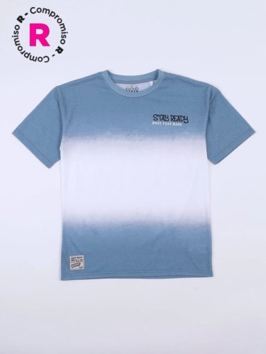 POLERA MANGA CORTA NIÑO CLOUDBREAK DEGRA