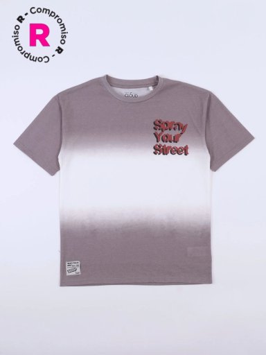 POLERA MANGA CORTA NIÑO CLOUDBREAK DEGRA