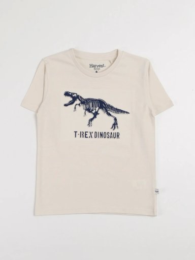 POLO MANGA CORTA ALGODÓN NIÑO HARVEST PREHISTORIC MONSTER