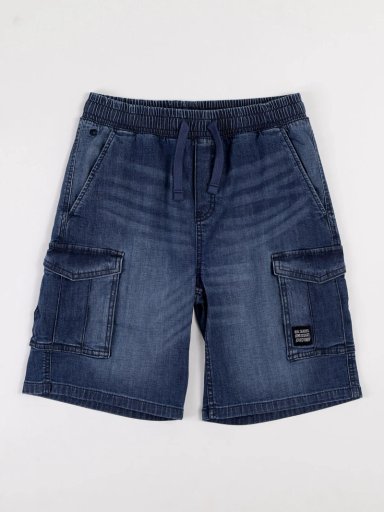 SHORT NIÑO CLOUDBREAK DENIM CARGO