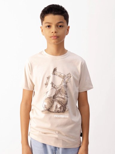 POLO NIÑO WOALLANCE MELANGE CLASICO 001 I25