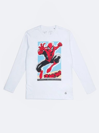 POLO MANGA LARGA NIÑO PIONIER BLANCO ANTEL-MARVEL