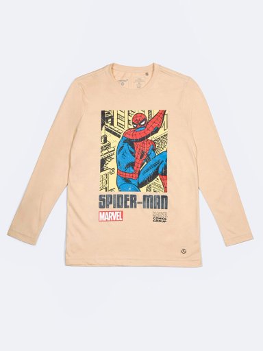 POLO MANGA LARGA NIÑO PIONIER BEIGE BAN-MARVEL
