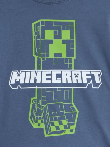 POLO MANGA CORTA NIÑO MINECRAFT CREEP - 3