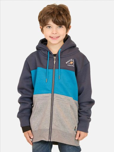 POLERA ALGODÓN NIÑO MAUI AND SONS FULL ZIPPER