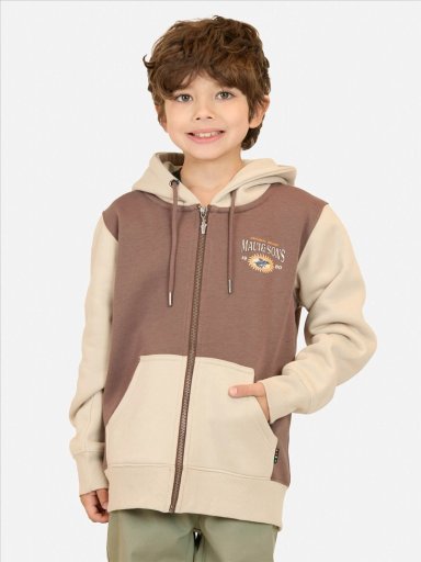 POLERA ALGODÓN NIÑO MAUI AND SONS FULL ZIPPER