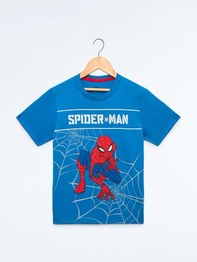 POLO ALGODÓN NIÑO SPIDERMAN 
