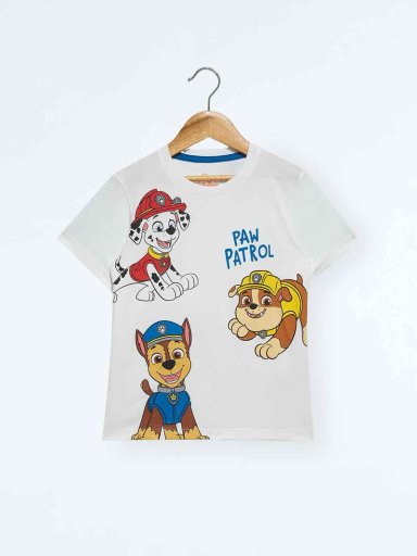 POLO ALGODÓN NIÑO PAW PATROL BLANCO