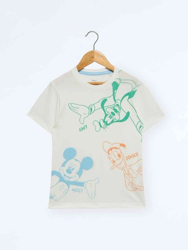 POLO ALGODÓN NIÑO MICKEY MARFIL