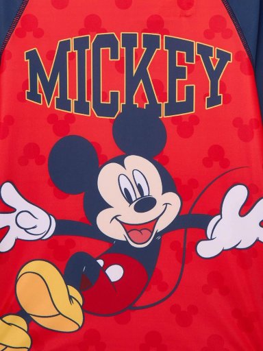 ROPA DE BAÑO POLO NIÑO MICKEY ROJO - 3