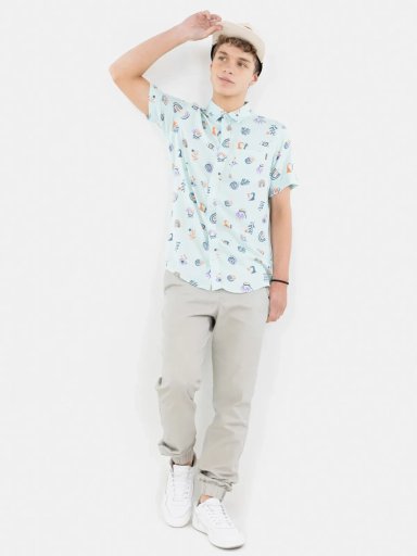 CAMISA MANGA CORTA NIÑO MAUI AND SONS 5C922