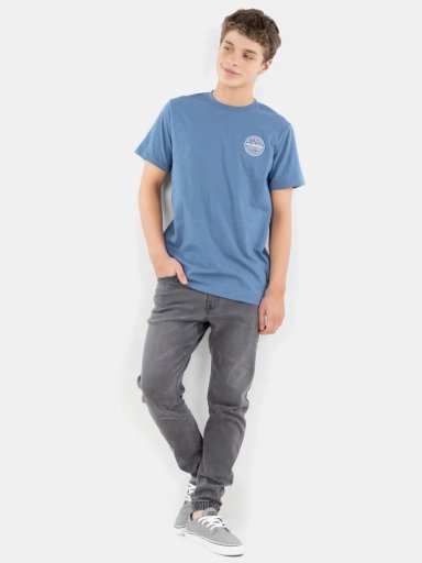 POLO MANGA CORTA NIÑO MAUI AND SONS DENIM 5P721