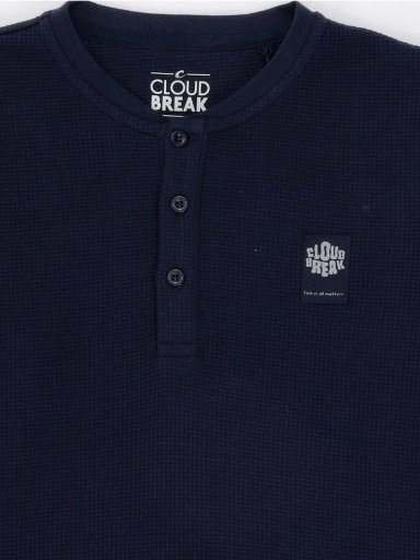 POLO MANGA LARGA NIÑO CLOUDBREAK HENLEY - 3