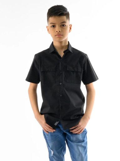 CAMISA MANGA CORTA NIÑO WOALLANCE NEW DENVER