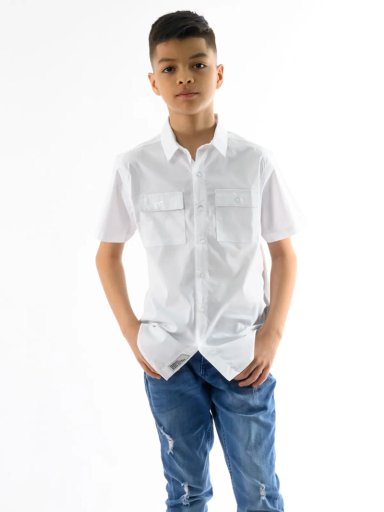 CAMISA MANGA CORTA NIÑO WOALLANCE NEW DENVER