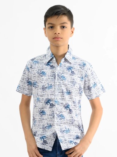 CAMISA MANGA CORTA NIÑO WOALLANCE NEW 80-DG3182 I2 