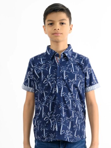 CAMISA MANGA CORTA NIÑO WOALLANCE NEW 80-DG3185 I2 
