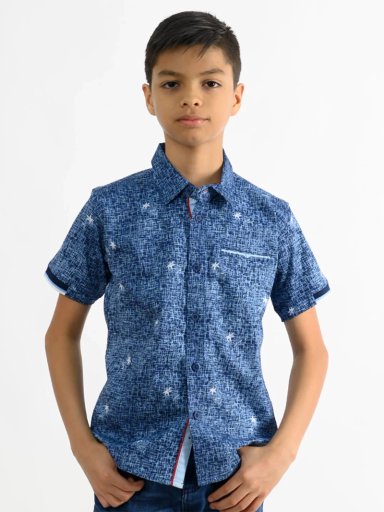 CAMISA MANGA CORTA NIÑO WOALLANCE NEW 80-DG3176 I2 