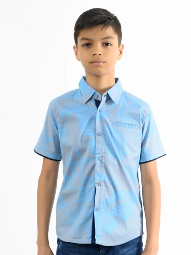CAMISA MANGA CORTA NIÑO WOALLANCE NEW 80-DG3197 I2 