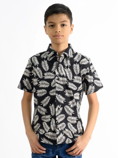 CAMISA MANGA CORTA NIÑO WOALLANCE NEW 80-DG2934 I2 