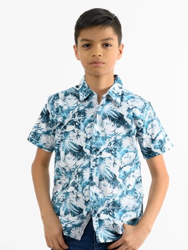 CAMISA MANGA CORTA NIÑO WOALLANCE NEW 80-DG3313 I2 