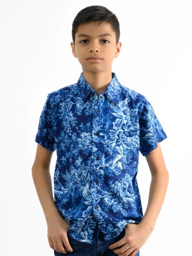 CAMISA MANGA CORTA NIÑO WOALLANCE NEW 80-DG10005 I 