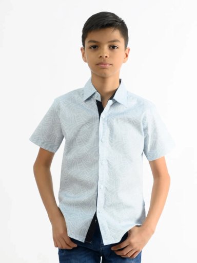 CAMISA MANGA CORTA NIÑO WOALLANCE NEW 80-DG3383 I2 