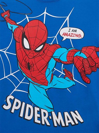 POLO ALGODÓN NIÑO SPIDERMAN BÁSICO - 3