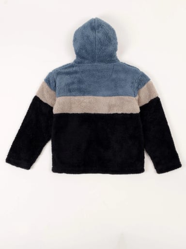 POLERA CON CAPUCHA CORAL FLEECE NIÑO HARVEST - 2