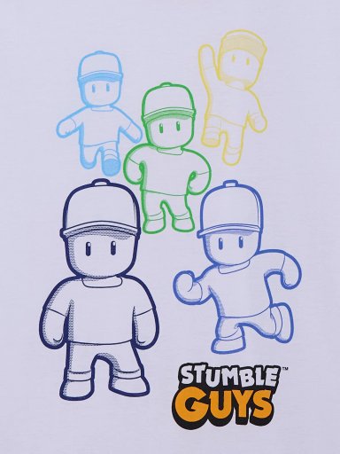 POLO ALGODÓN MANGA CORTA STUMBLE GUYS FIGURINES - 3