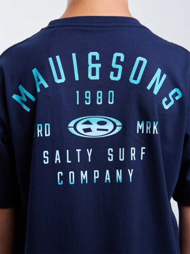 POLO NIÑO MAUI AND SONS AZUL MARINO - 4