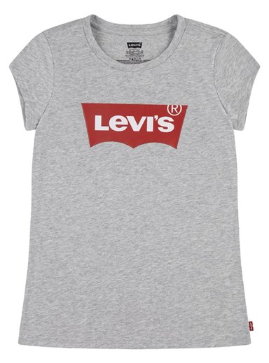 POLO MANGA CORTA NIÑA LEVIS LOGO BATWING