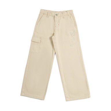 PANTALÓN ALGODÓN WIDELEG NIÑA PIONIER HUESO ANTONIETAA 