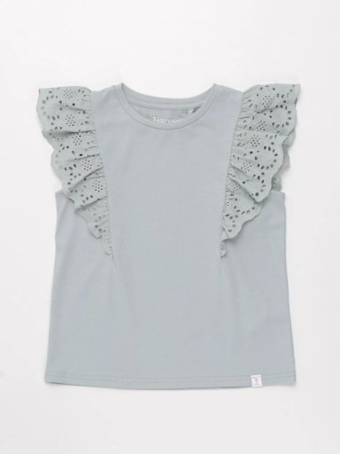 POLO SIN MANGA ALGODÓN NIÑA HARVEST BRODERIE