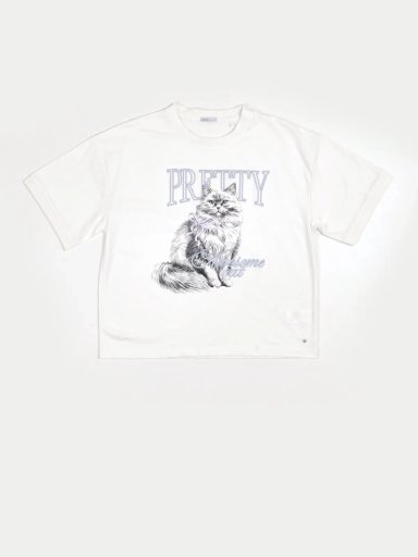 POLO MANGA CORTA ALGODÓN NIÑA INDEX CAT