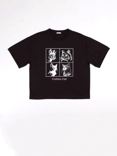 POLO MANGA CORTA ALGODÓN NIÑA INDEX CAT