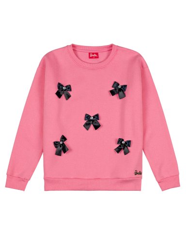 POLERA ALGODÓN NIÑA BARBIE FUCSIA BA8134R