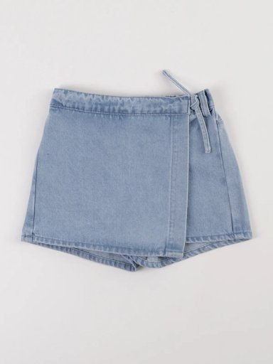 FALDA SHORT ALGODÓN NIÑA HARVEST LAZO