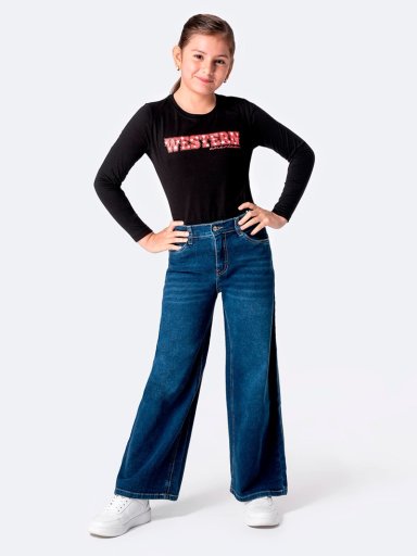 JEAN STRETCH FIT NIÑA PIONIER WIDE LEG YLDA