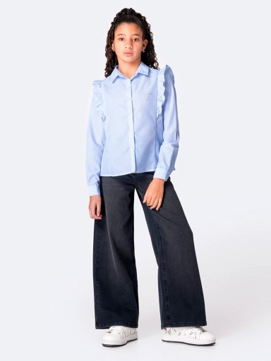 BLUSA MANGA LARGA REGULAR FIT NIÑA PIONIER AHMELIA