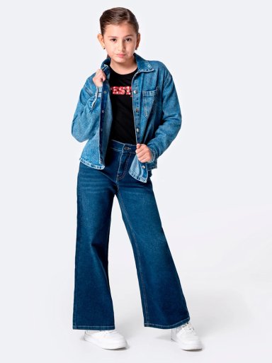 BLUSA MANGA LARGA REGULAR FIT NIÑA PIONIER RHYTA