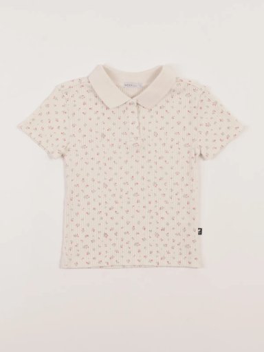 POLO MANGA CORTA NIÑA INDEX CUELLO