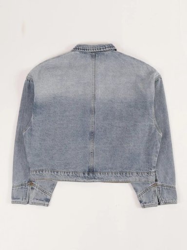 CASACA DENIM ALGODÓN NIÑA INDEX - 2