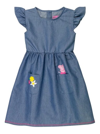 VESTIDO MANGA CORTA NIÑA PEPPA PIG