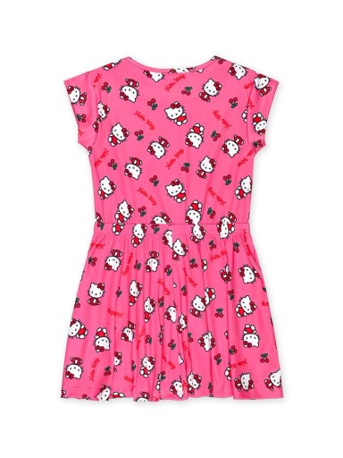 VESTIDO NIÑA HELLO KITTY CHICLE BA0121R - 2